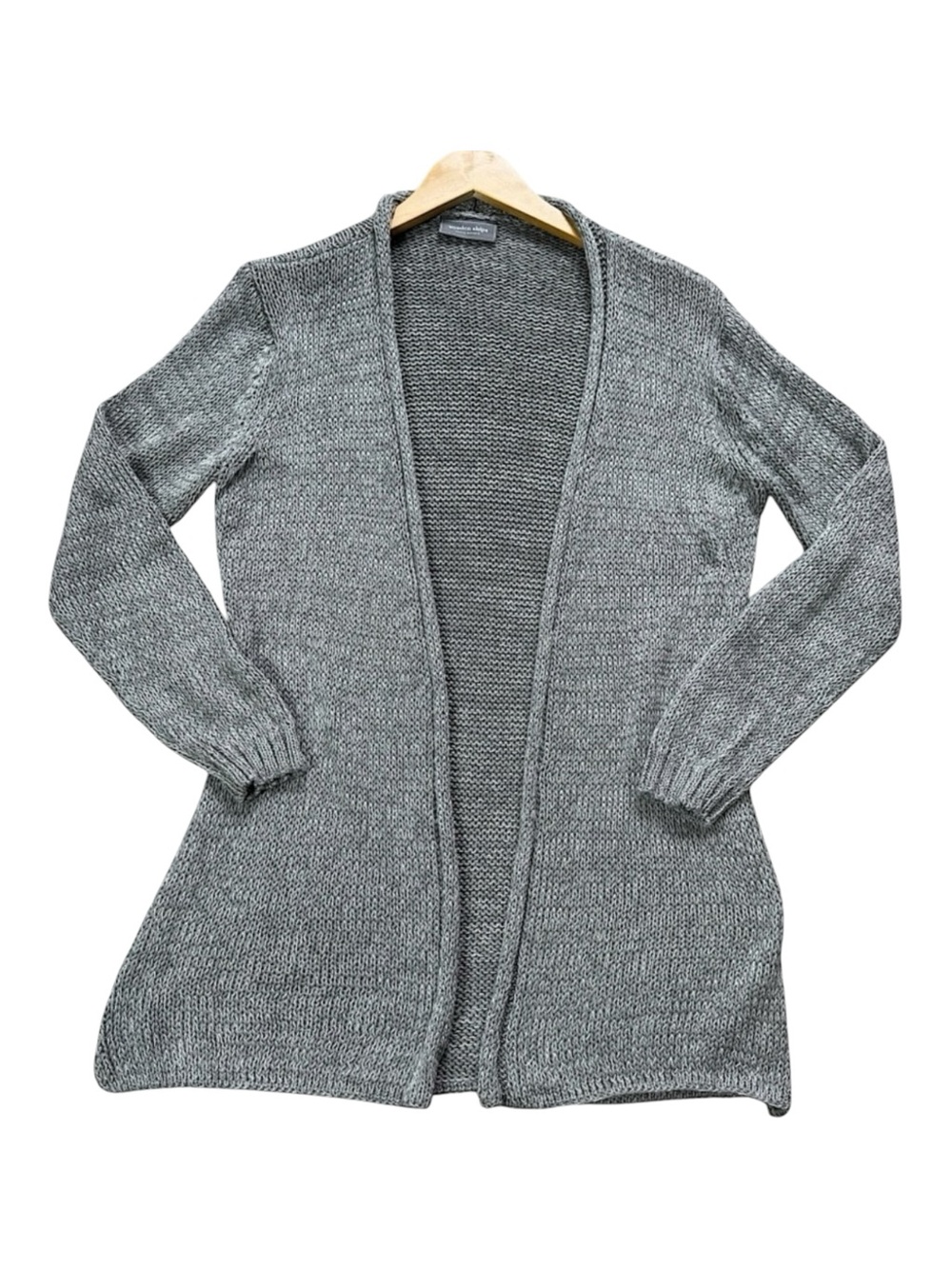 Wooden Ships Cotton Blend Open Cardigan size S/M